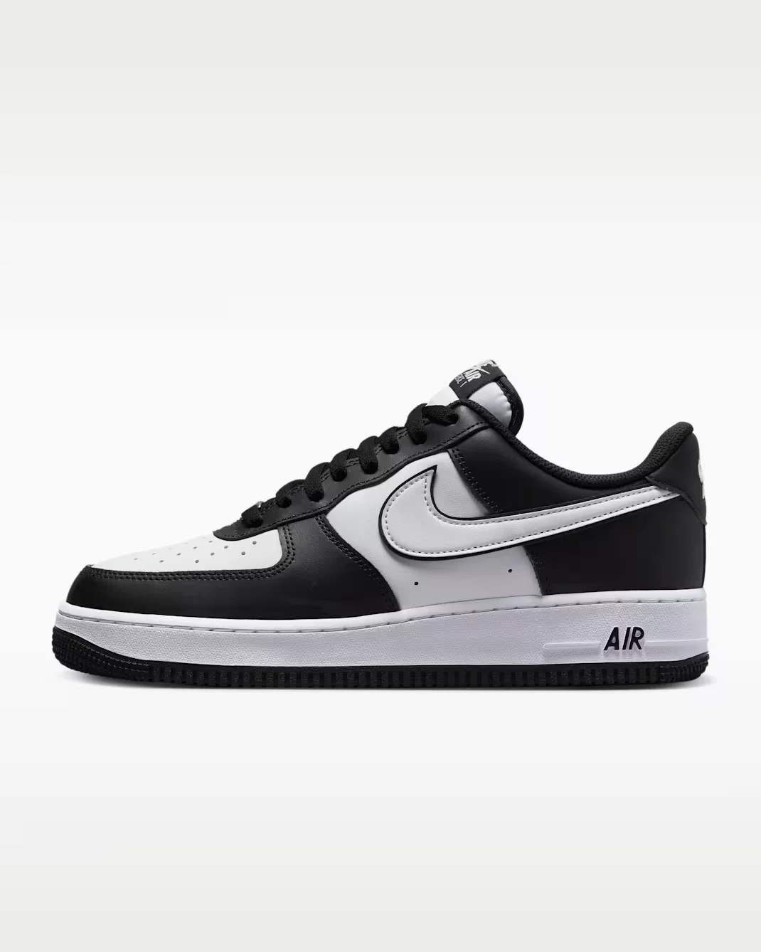 Nike Air Force 1 07 LV8 DV0788-001 - buty biało-czarne