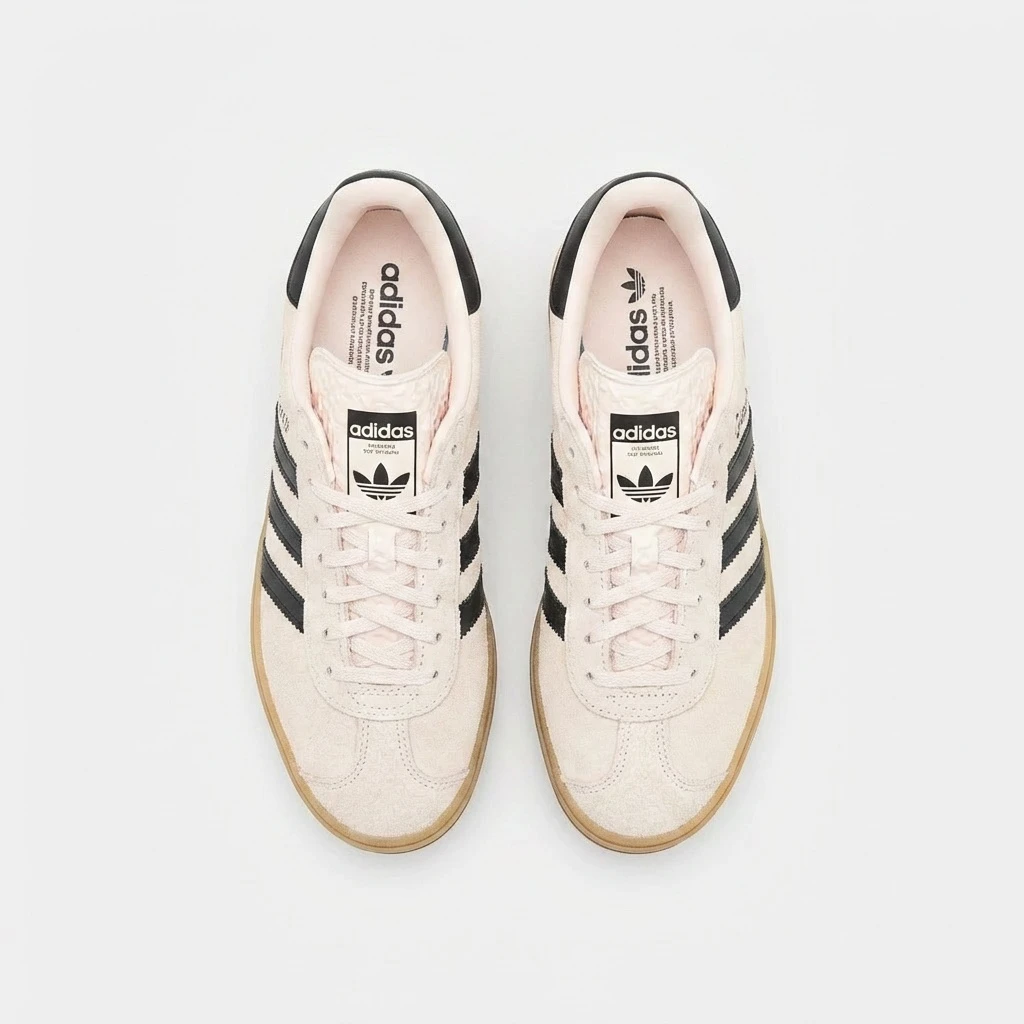 Adidas Gazelle Bold IE0429 - buty różowo-czarne - obrazek 3