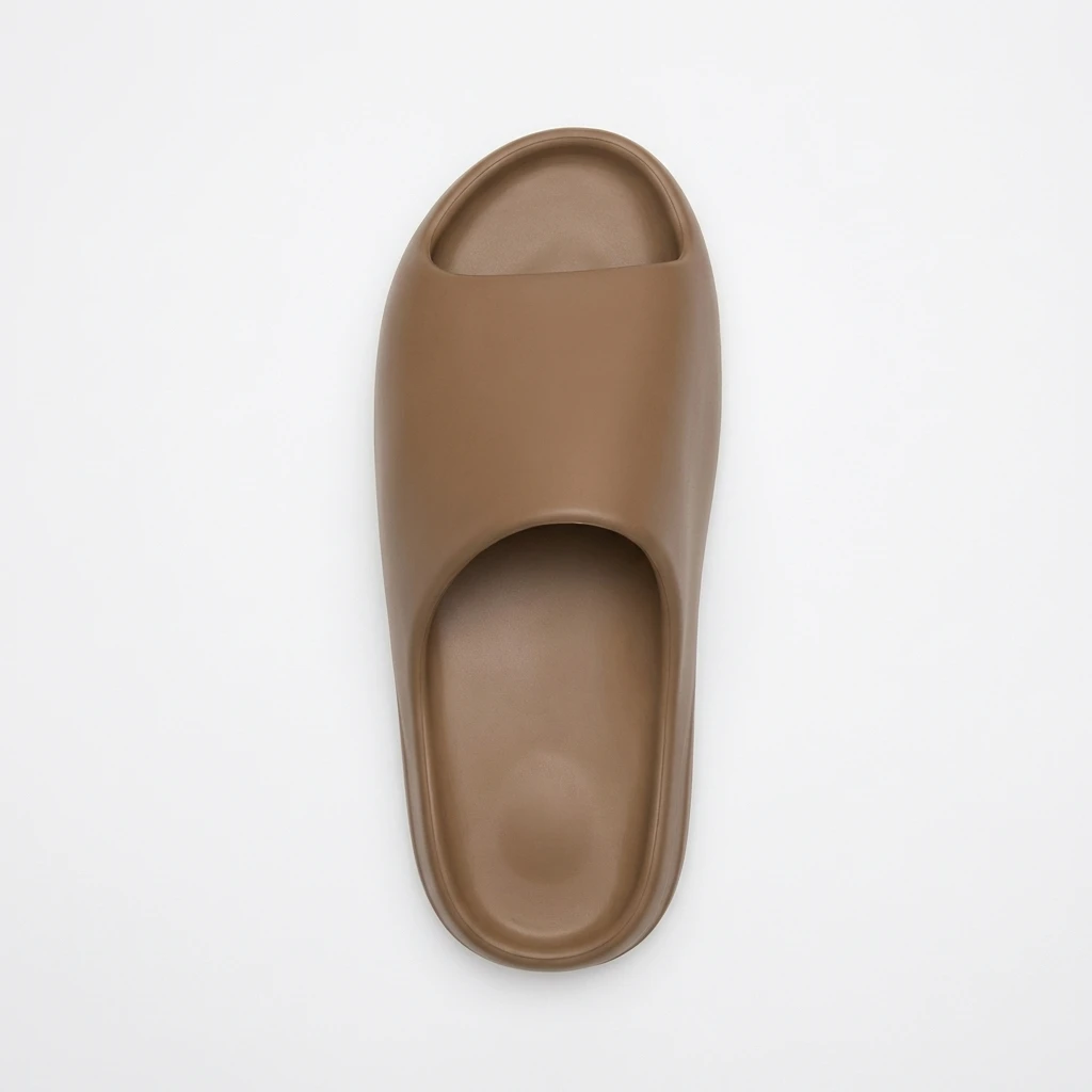 Adidas Yeezy Slide Core GW5350 - klapki brązowe - obrazek 5