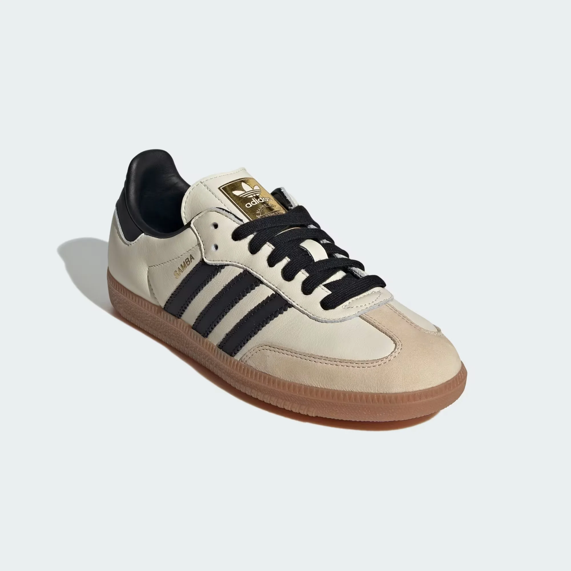 Adidas Samba OG ID0478 - buty kremowe - obrazek 4