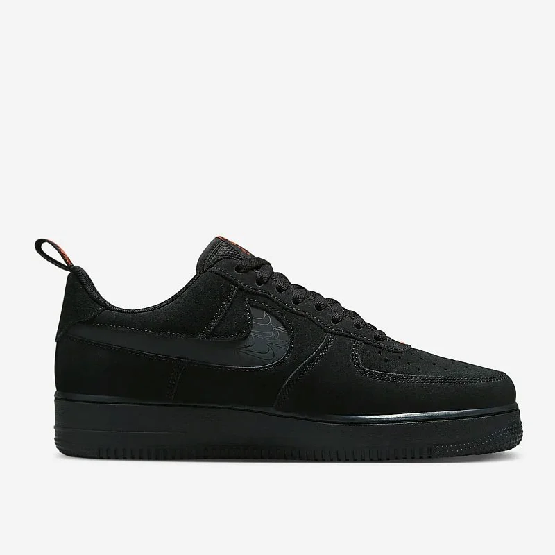 Nike Air Force 1 07 LV8 DZ4514-001 - buty czarne - obrazek 4