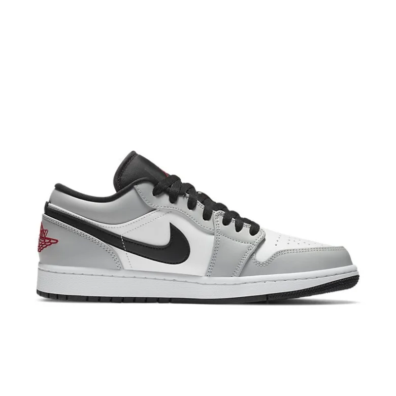 Nike Air Jordan 1 Low Light 553558-030 - buty biało-szare - obrazek 3