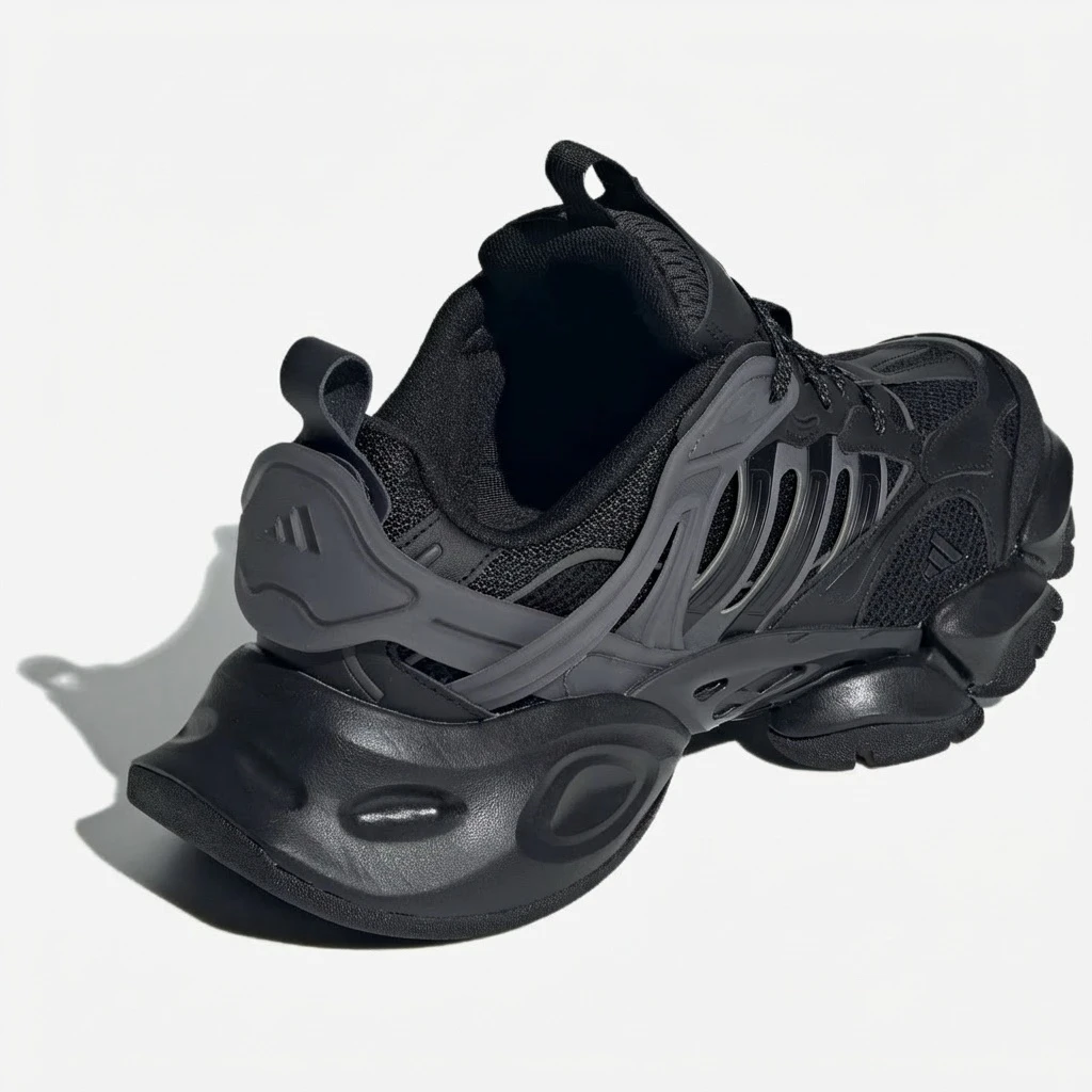Adidas XLG Runner Deluxe JR3086 - buty czarno-szare - obrazek 6
