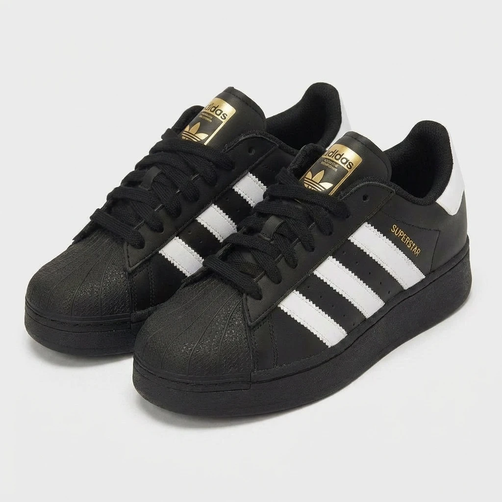 Adidas Superstar XLG IG9777 - buty czarno-biało-złote - obrazek 6
