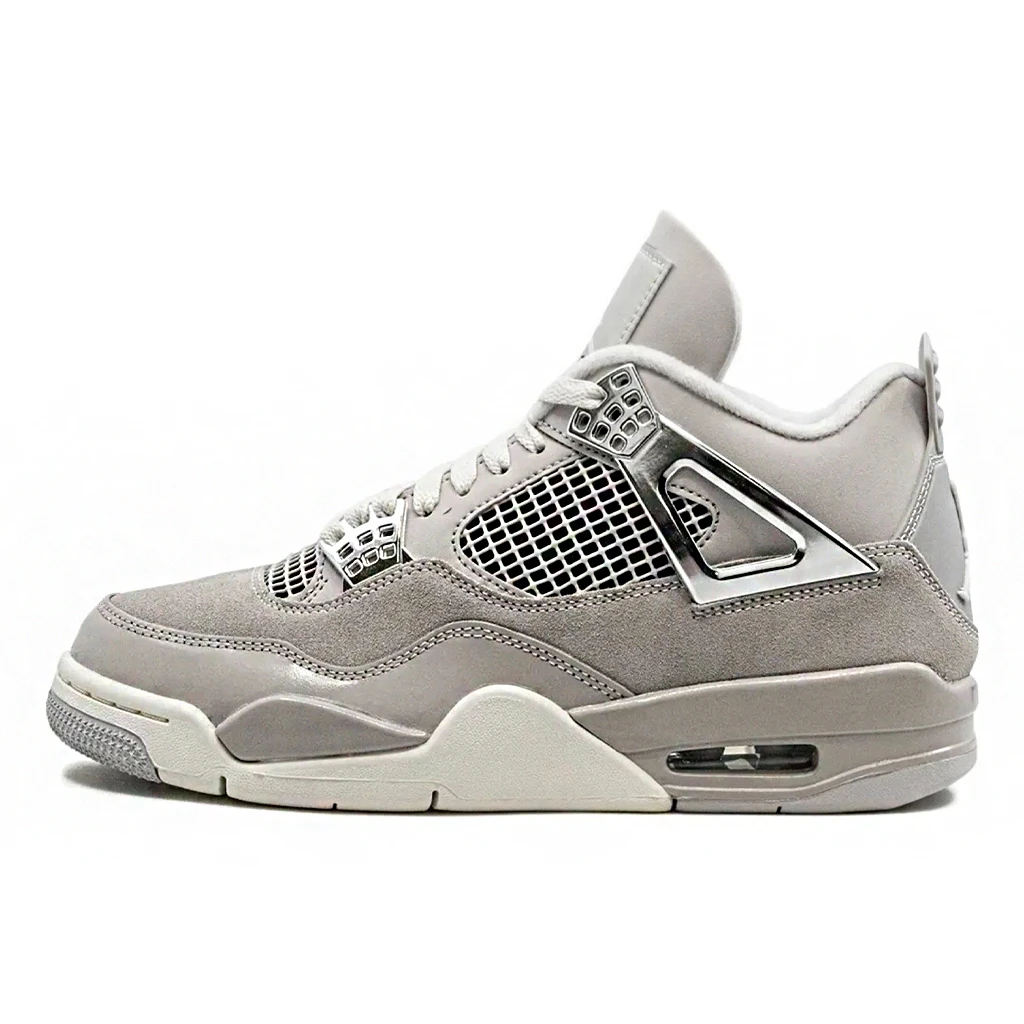 Nike Air Jordan 4 Retro Frozen Moments AQ9129-001 - buty szaro-srebrne