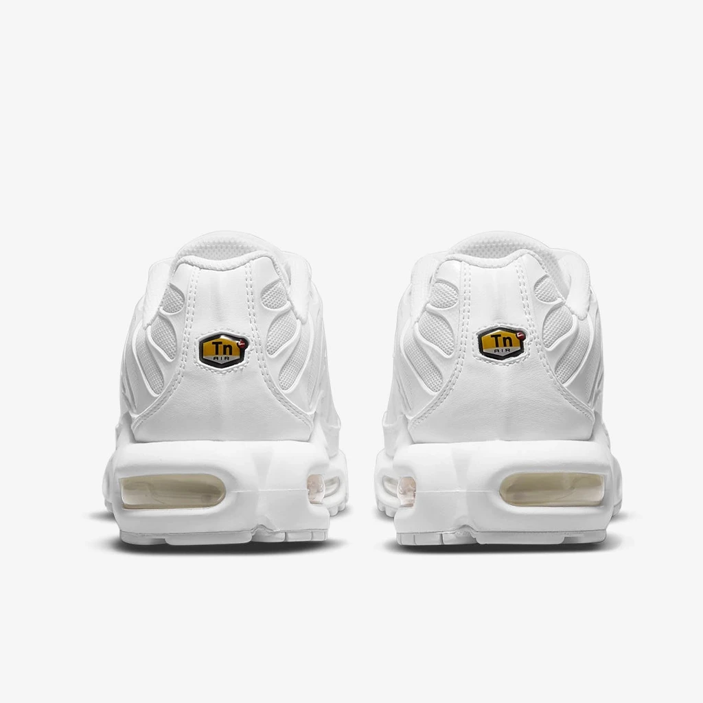 Nike Air Max Plus CW7044-100 - buty biało-srebrne - obrazek 5
