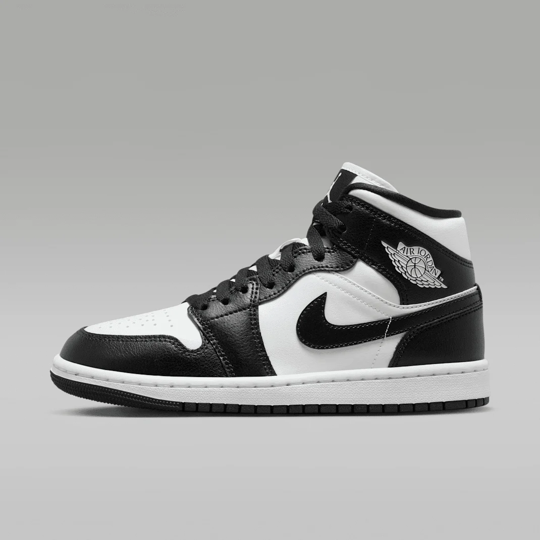 Nike Air Jordan 1 Mid Panda DV0991-101 - buty biało-czarne