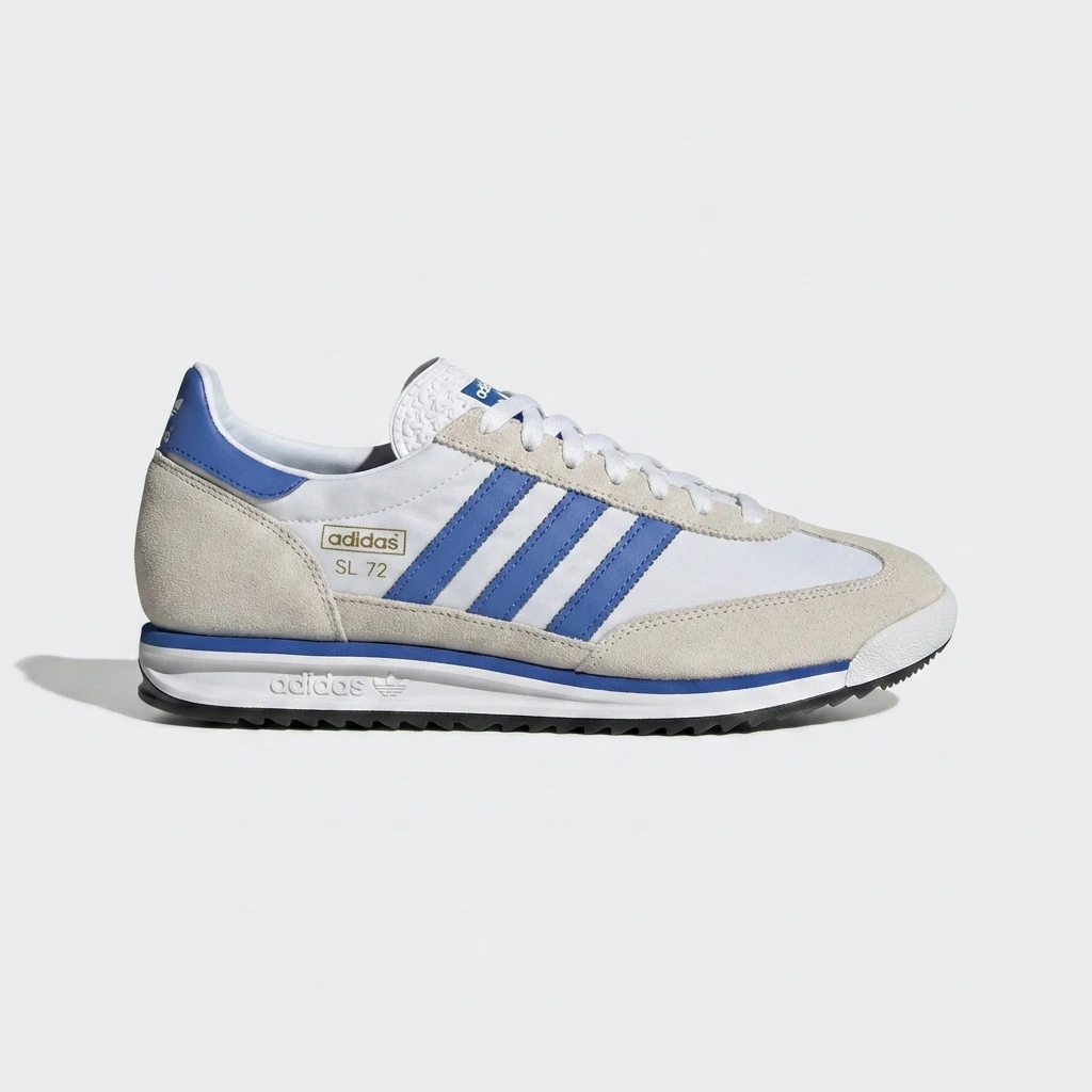 Adidas SL 72 RS JQ9791 - buty biało-niebiesko-czarne - obrazek 2