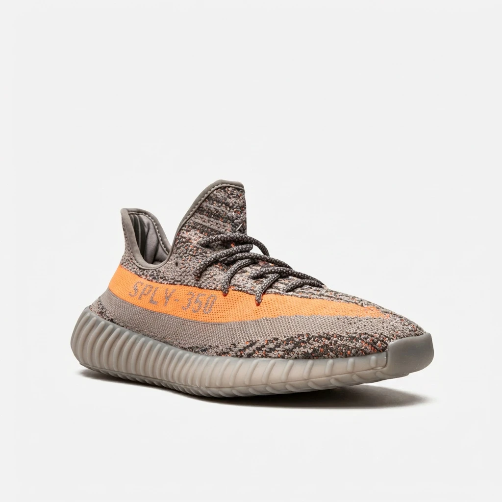 Adidas Yeezy Boost 350 V2 Beluga Reflective GW1229 - buty szaro-pomarańczowe - obrazek 3