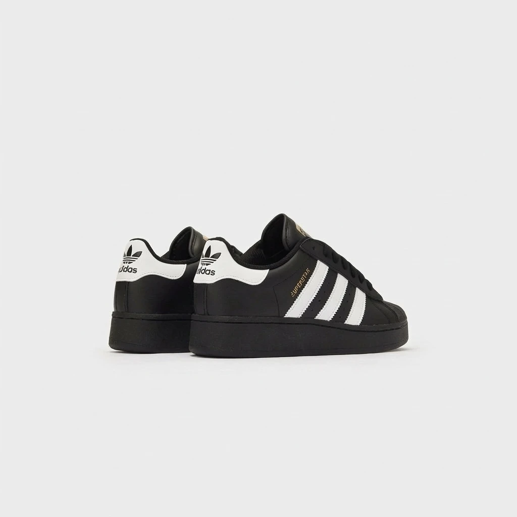 Adidas Superstar XLG IG9777 - buty czarno-biało-złote - obrazek 3