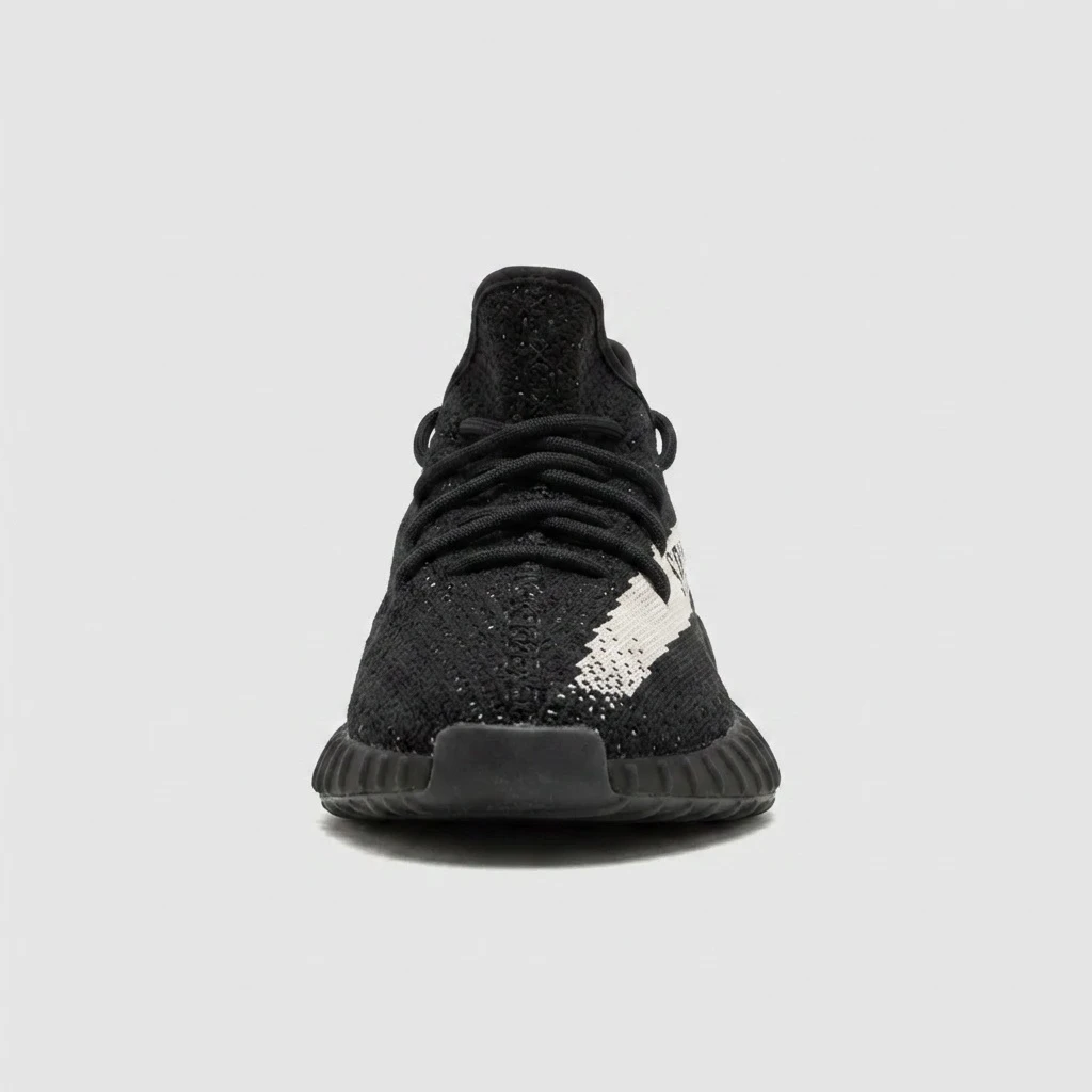 Adidas Yeezy Boost 350 V2 Core Black White BY1604 - buty czarno-białe - obrazek 7