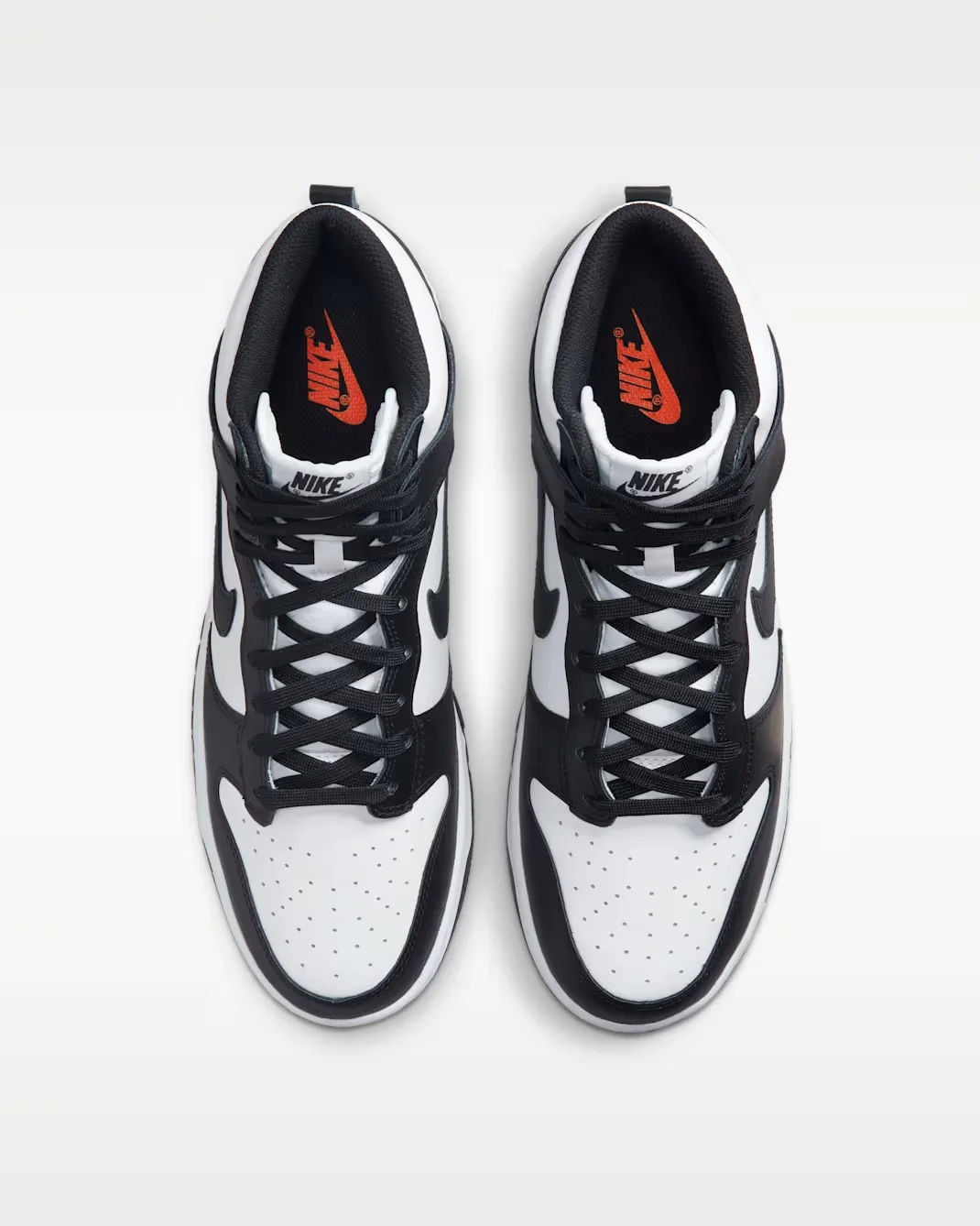Nike Dunk High Retro DD1399-105 - buty biało-czarne - obrazek 4
