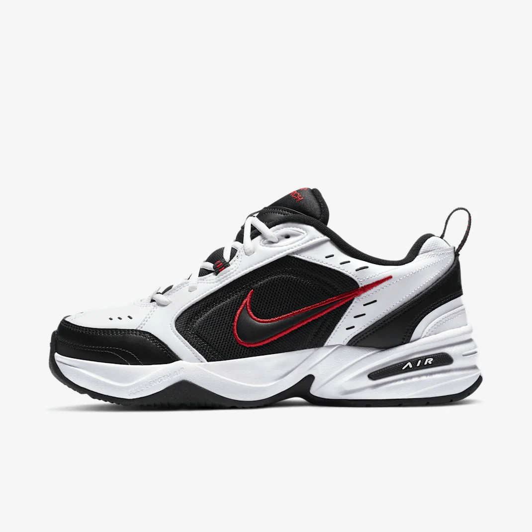 Nike Air Monarch IV 415445-101 - buty biało-czarne