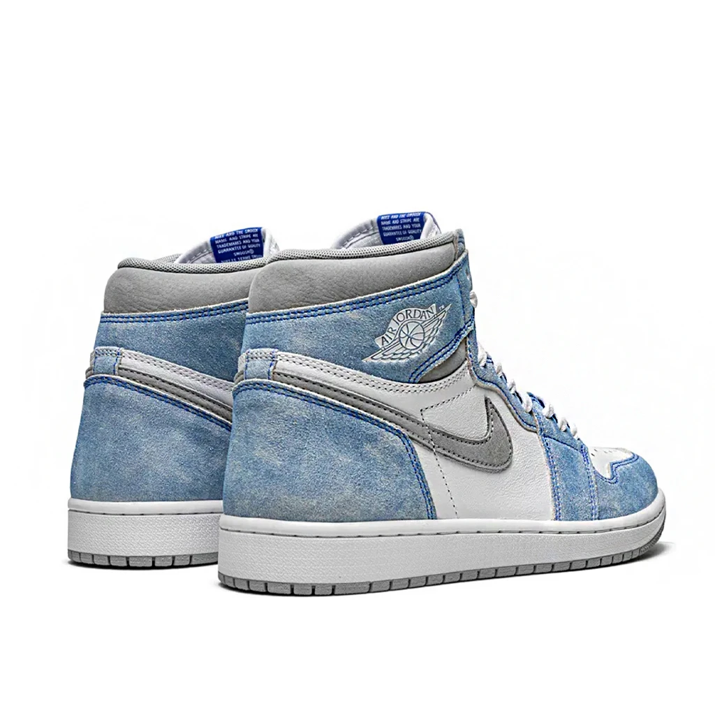 Nike Air Jordan 1 Retro High OG Hyper Royal 555088-402 - buty biało-niebiesko-szare - obrazek 3