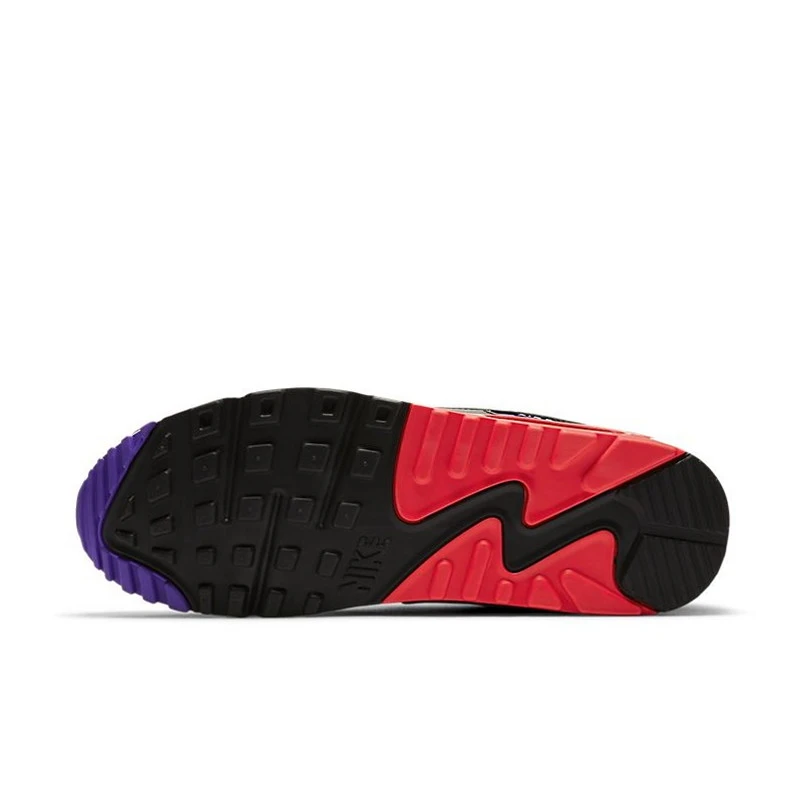 Nike Air Max 90 Essential Raptors AJ1285-106 - buty biało-czerwono-fioletowo-czarne - obrazek 4