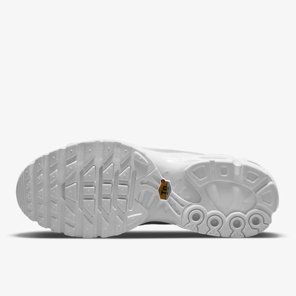 Nike Air Max Plus CW7044-100 - buty biało-srebrne - obrazek 6