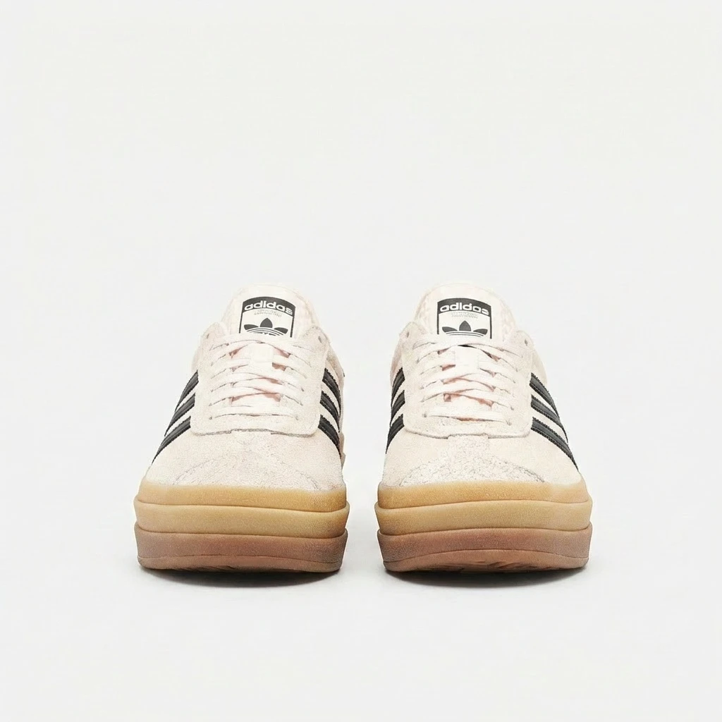 Adidas Gazelle Bold IE0429 - buty różowo-czarne - obrazek 7