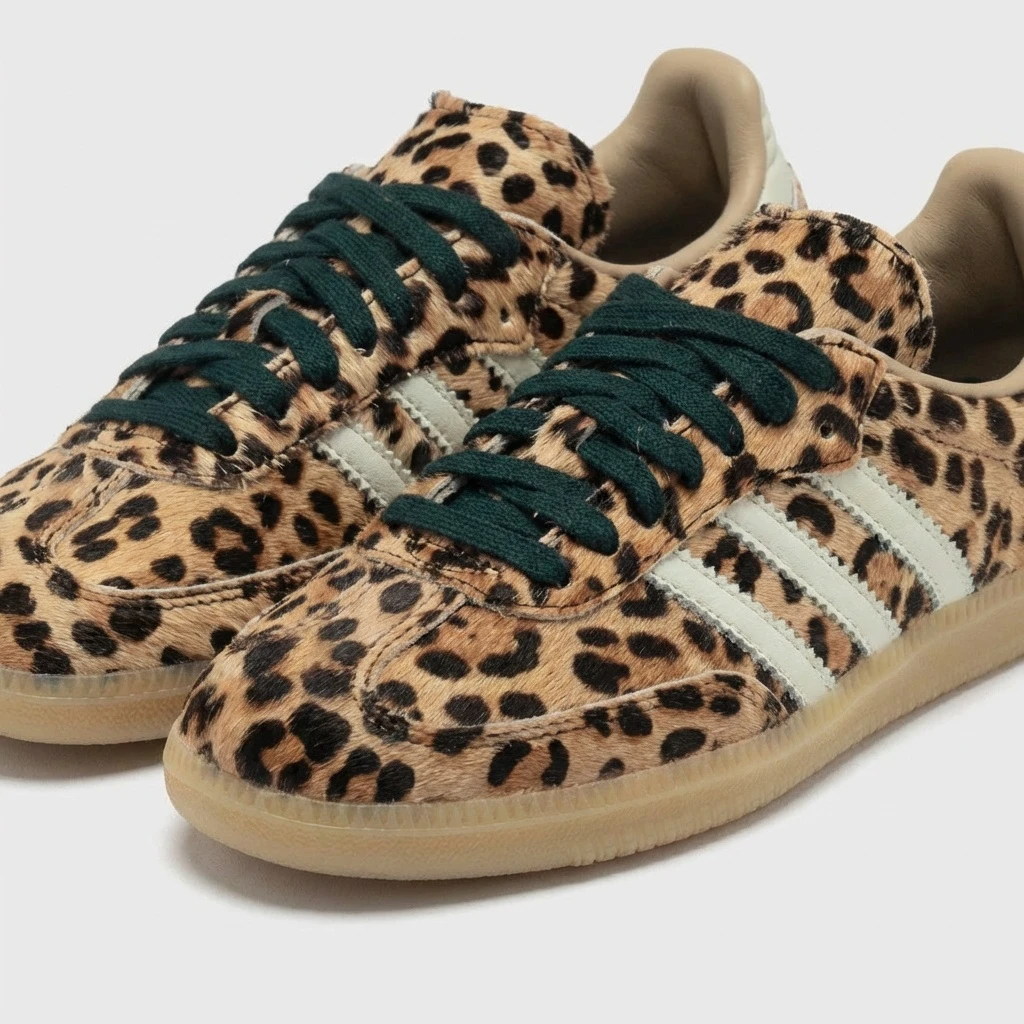 Adidas Samba OG Leopard Print KI6674 - buty panterkowe - obrazek 8