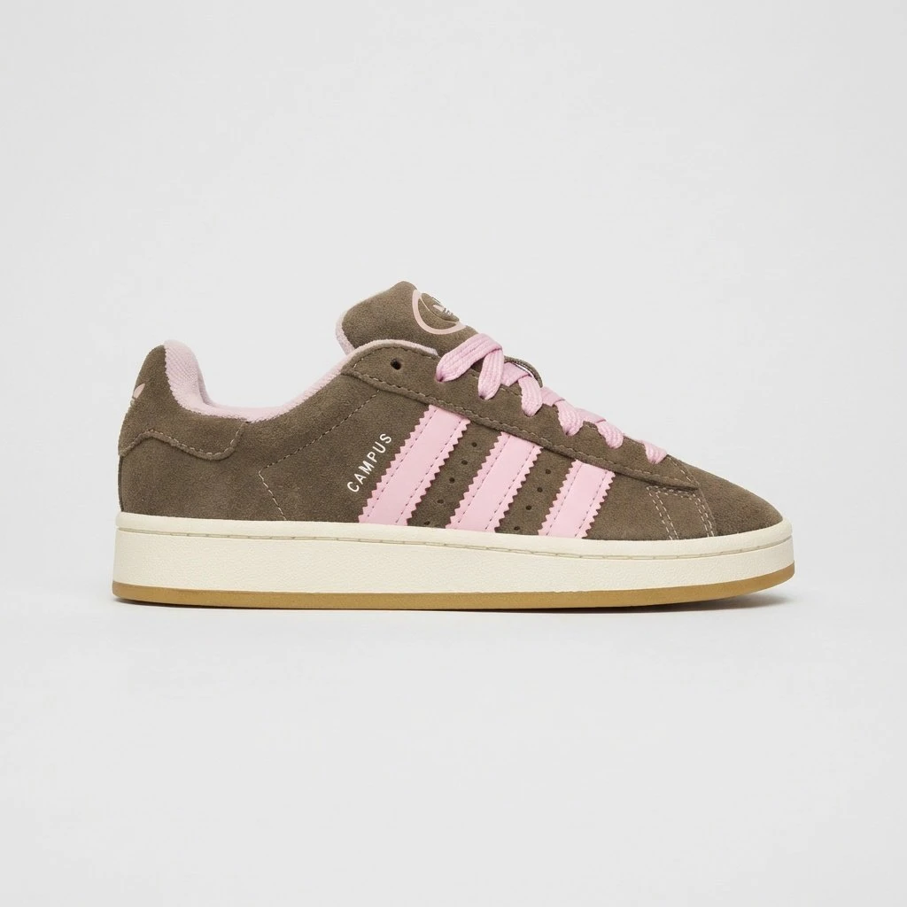 Adidas Campus 00s JR5038 - buty brązowo-różowe