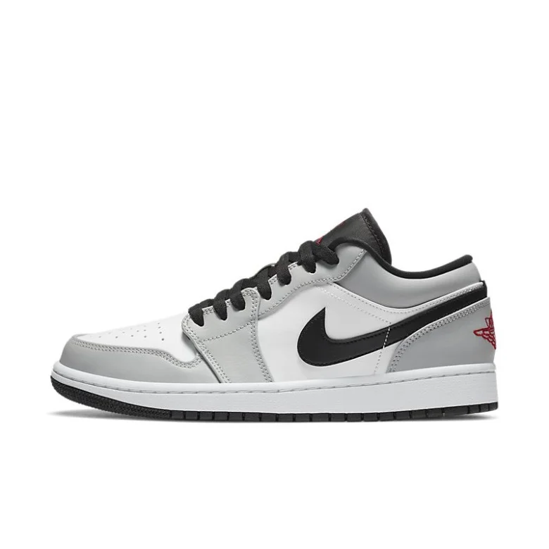 Nike Air Jordan 1 Low Light 553558-030 - buty biało-szare